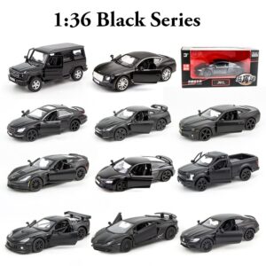 1:36 Supercar Alloy Diecast (Black Series)