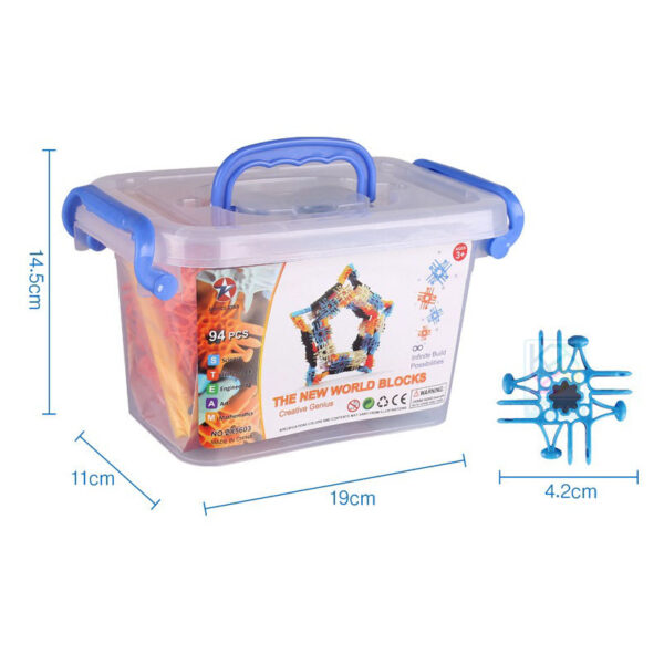 Snowflake Building Blocks (94PCS) - Image 3
