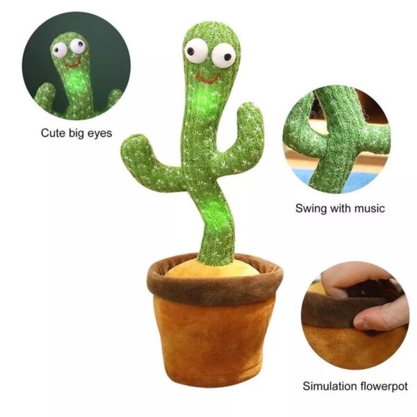 Dancing Cactus Toy 120 Songs - Image 2